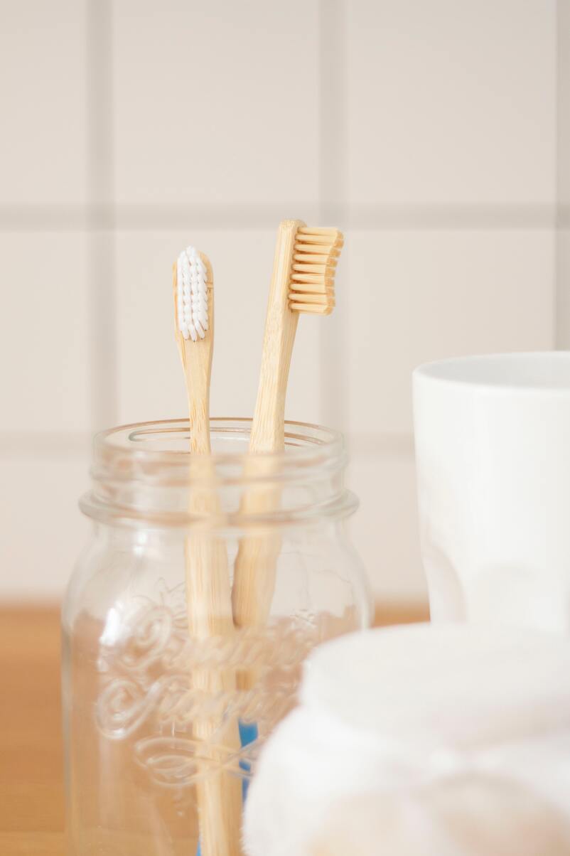 Cepillo de dientes de bambú
